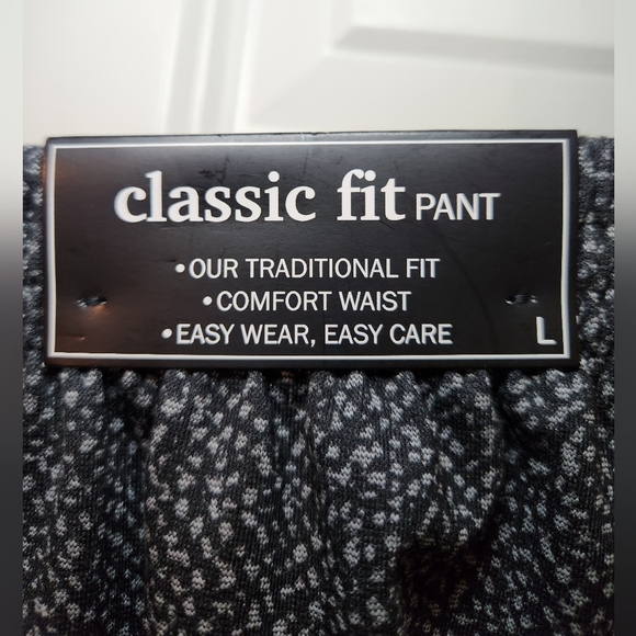 Alfred Dunner Black Print Classic Fit/Proportioned Short Pants Sz L NWT Womens - Picture 5 of 8